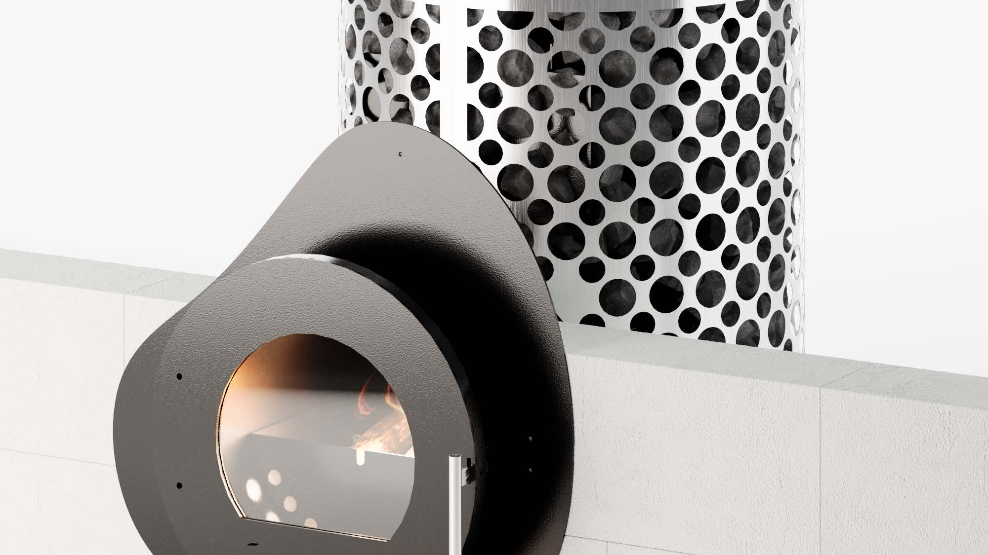 FinTec JONTE MH - HolzSaunaofen