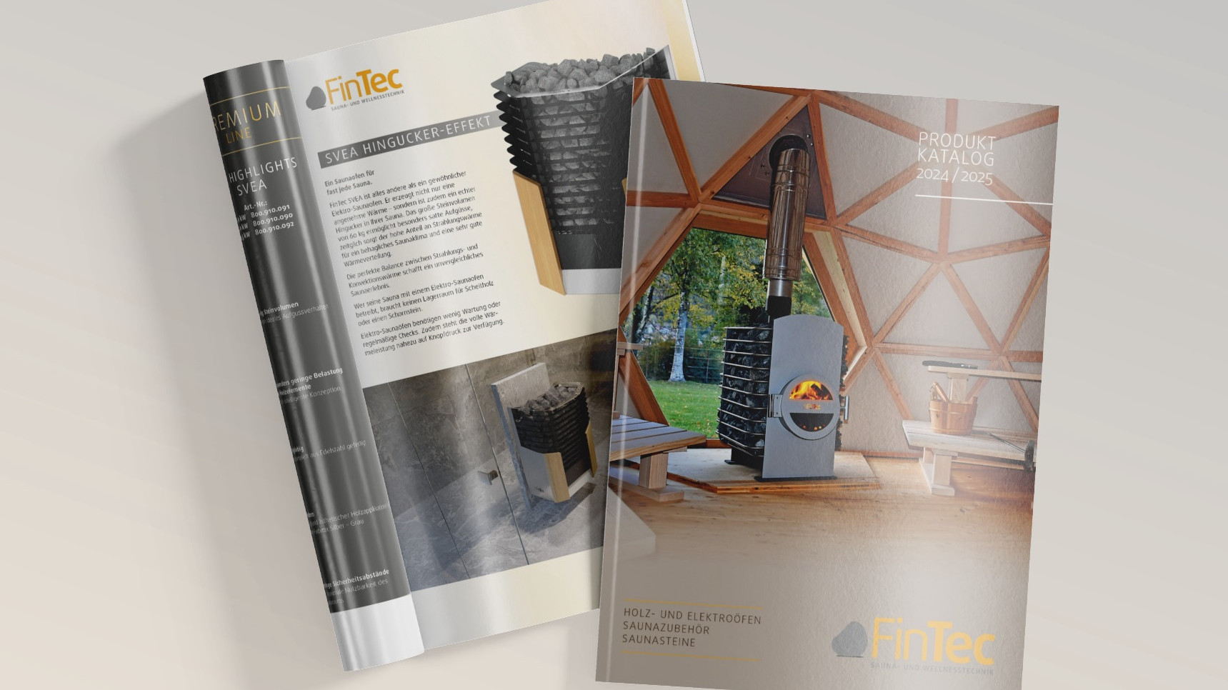 FinTec Saunaofen Katalog